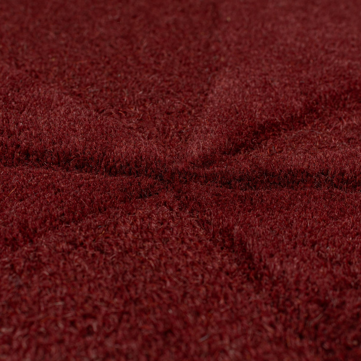WOLLTEPPICH Hoch-Tief-Design, designstark DEBEN TROY - Rot, Textil (160/230cm) - KADIMA DESIGN