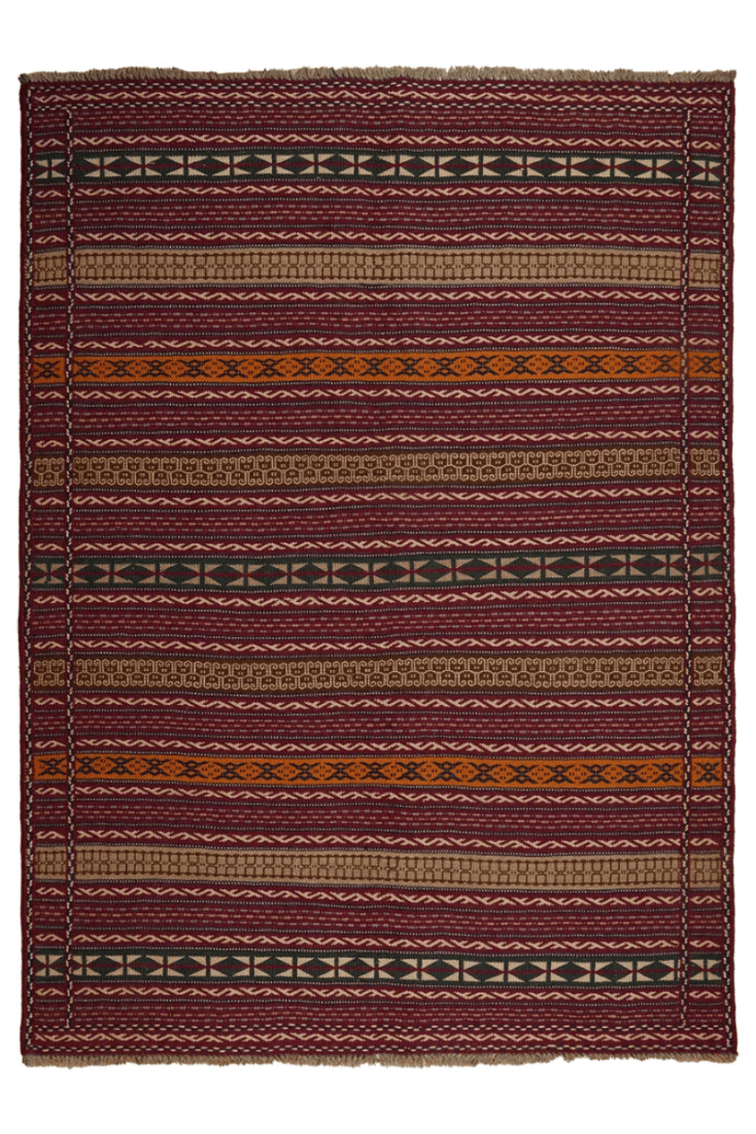 Looma Kelim-Teppich Violett 147x203 cm