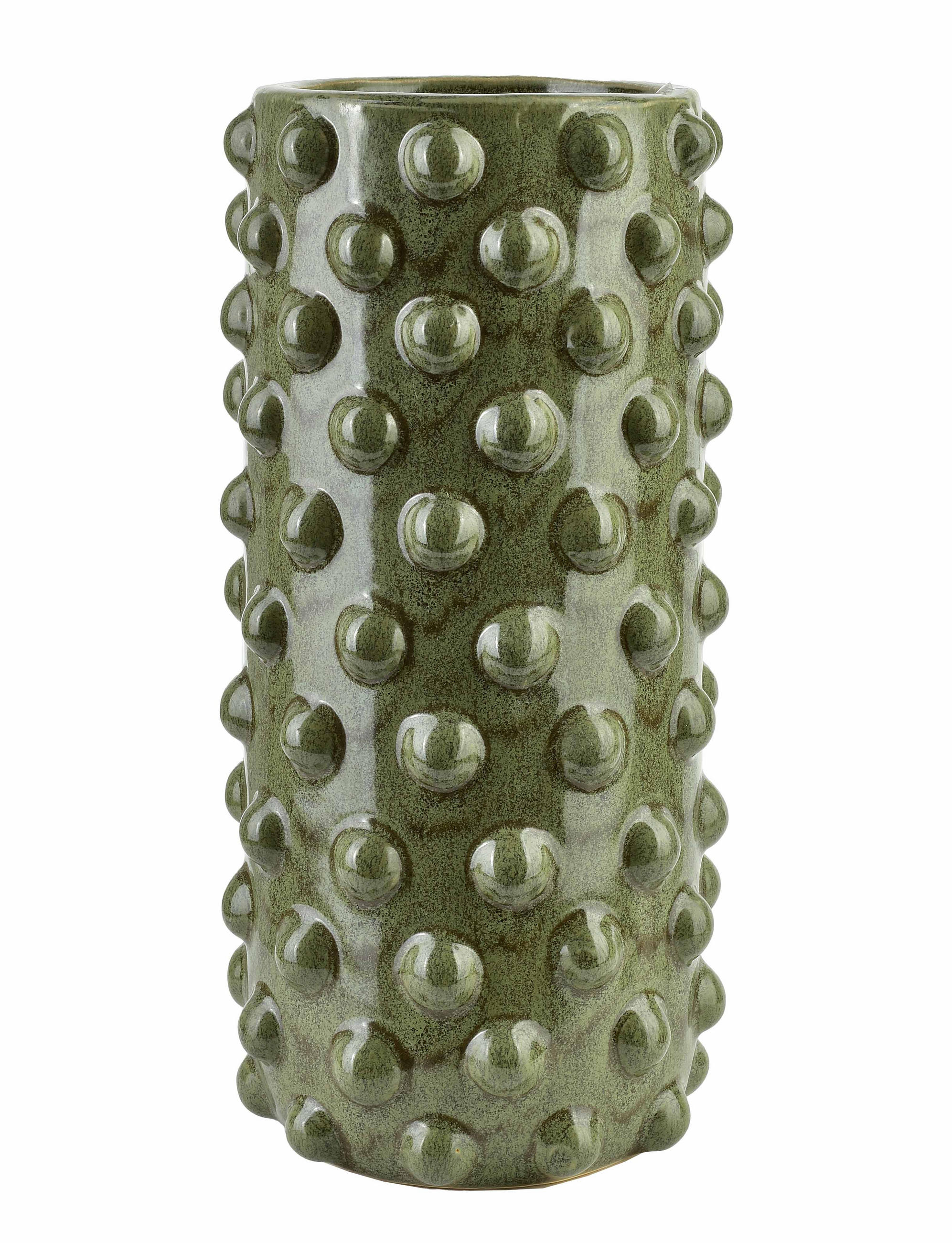 VASE Yarine Buble Grün 13/13/31 cm Keramik - Grün, Keramik (31cm) - Mondex
