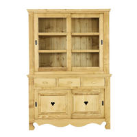 VITRINE aus Massivholz MEXICANA - Honig, Holz (140.5/201/50cm) - Seart