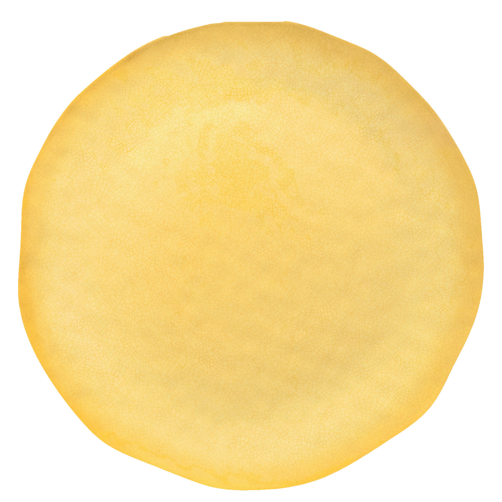 SERVIERPLATTE /| Pizzateller Ø 42 cm Atmosfera ocker - Currygelb, Kunststoff (42/3.5/42cm)