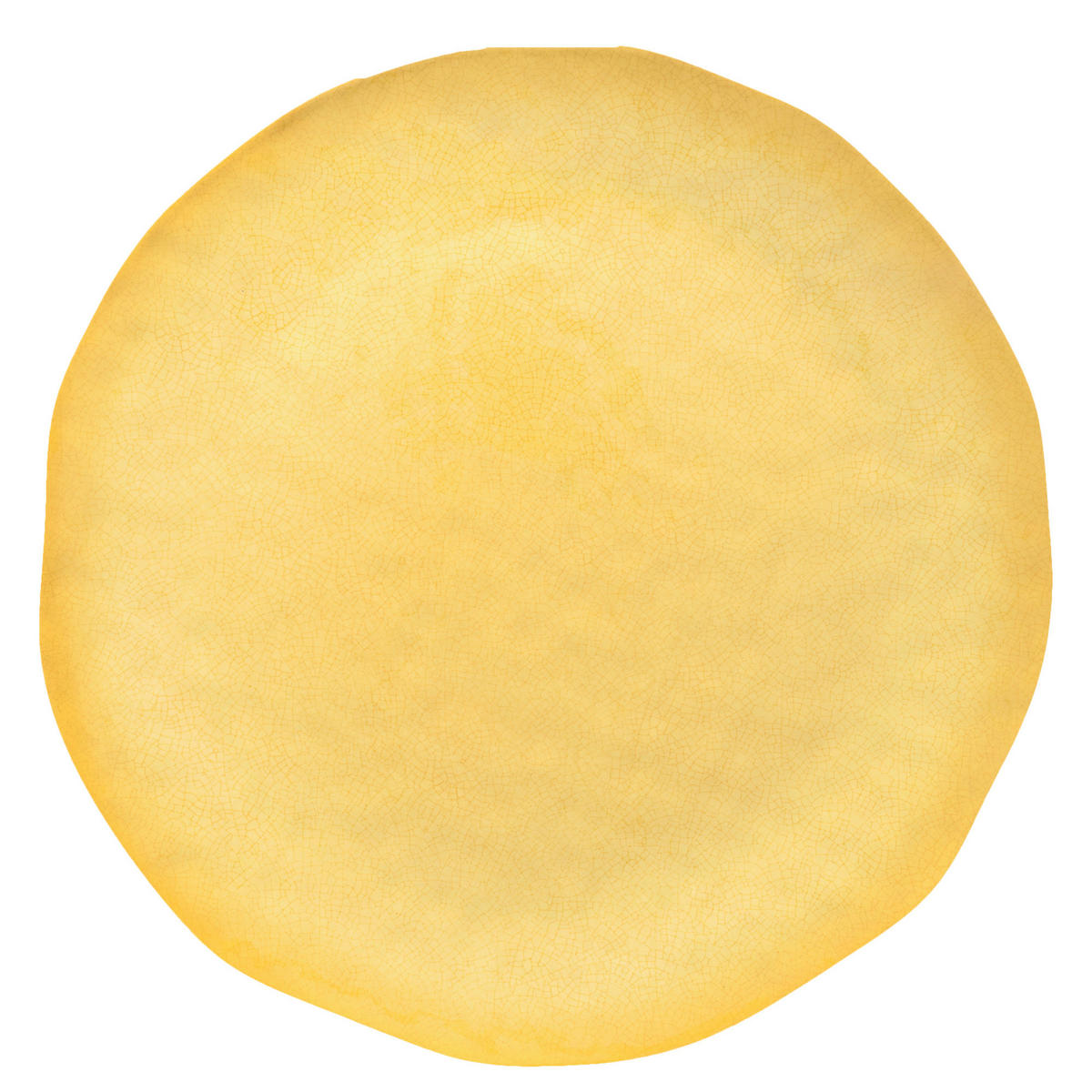 SERVIERPLATTE /| Pizzateller Ø 42 cm Atmosfera ocker - Currygelb, Kunststoff (42/3.5/42cm)