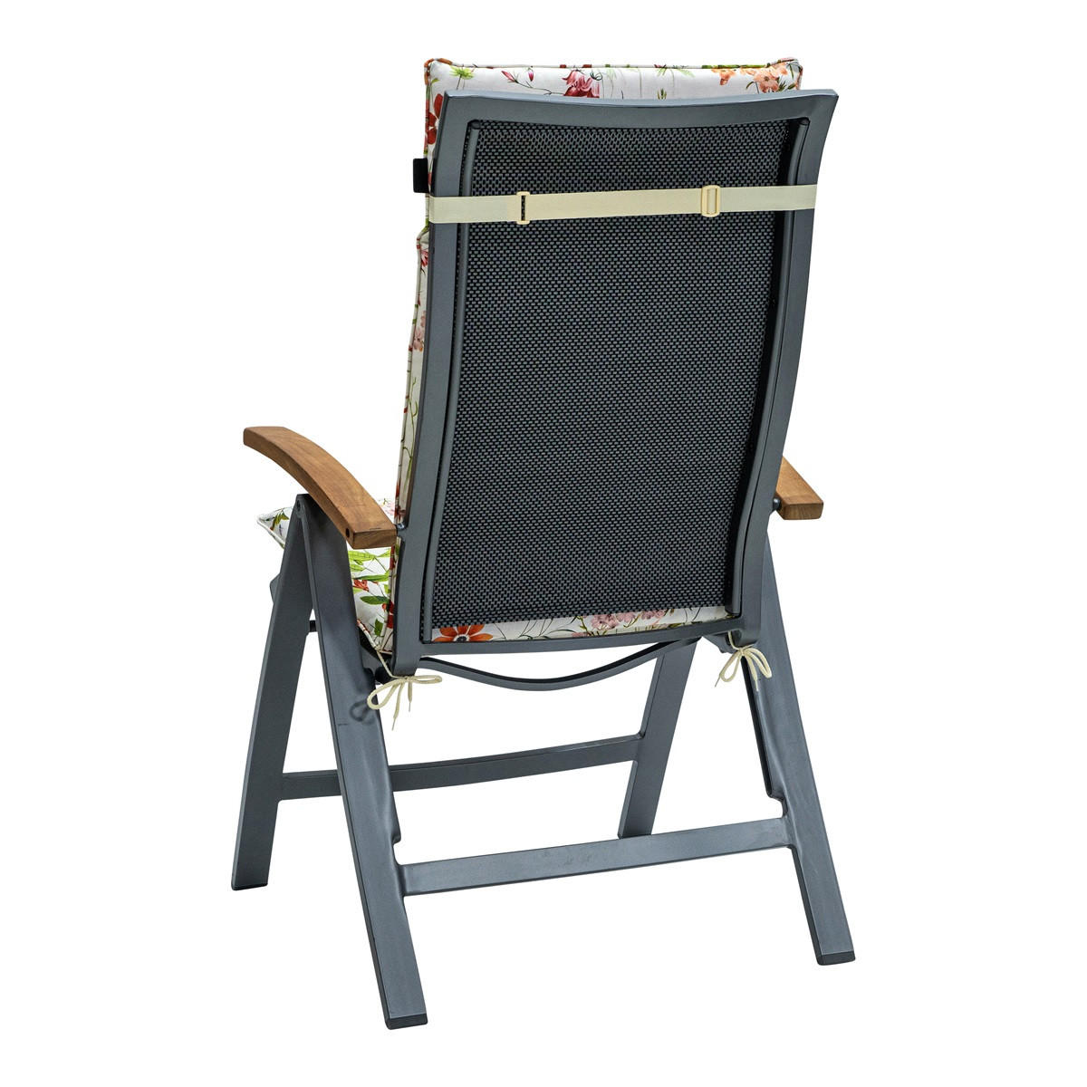 GARTENSTUHLKISSEN Milly 120/50 cm 4er-Set - Hellrosa/Dunkelrosa, Textil (50/8/120cm) - Madison