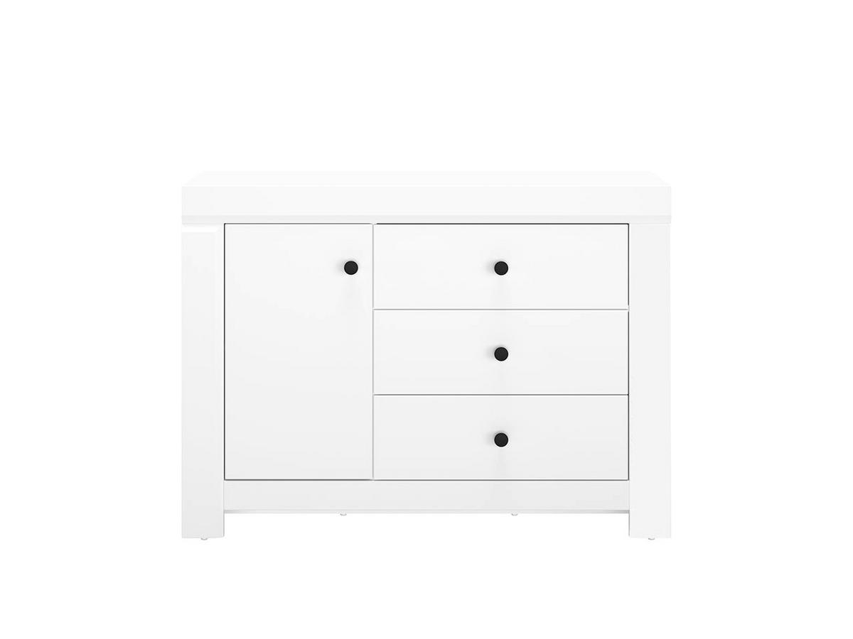 KOMMODE – 117 cm – Lahti – Weiß - Weiß, Holzwerkstoff (117/85/42cm) - hi-markt