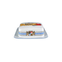 BUTTERDOSE Compact Bayern bunt 250 g - Multicolor, Keramik (14/6.2/17.5cm) - Seltmann Weiden