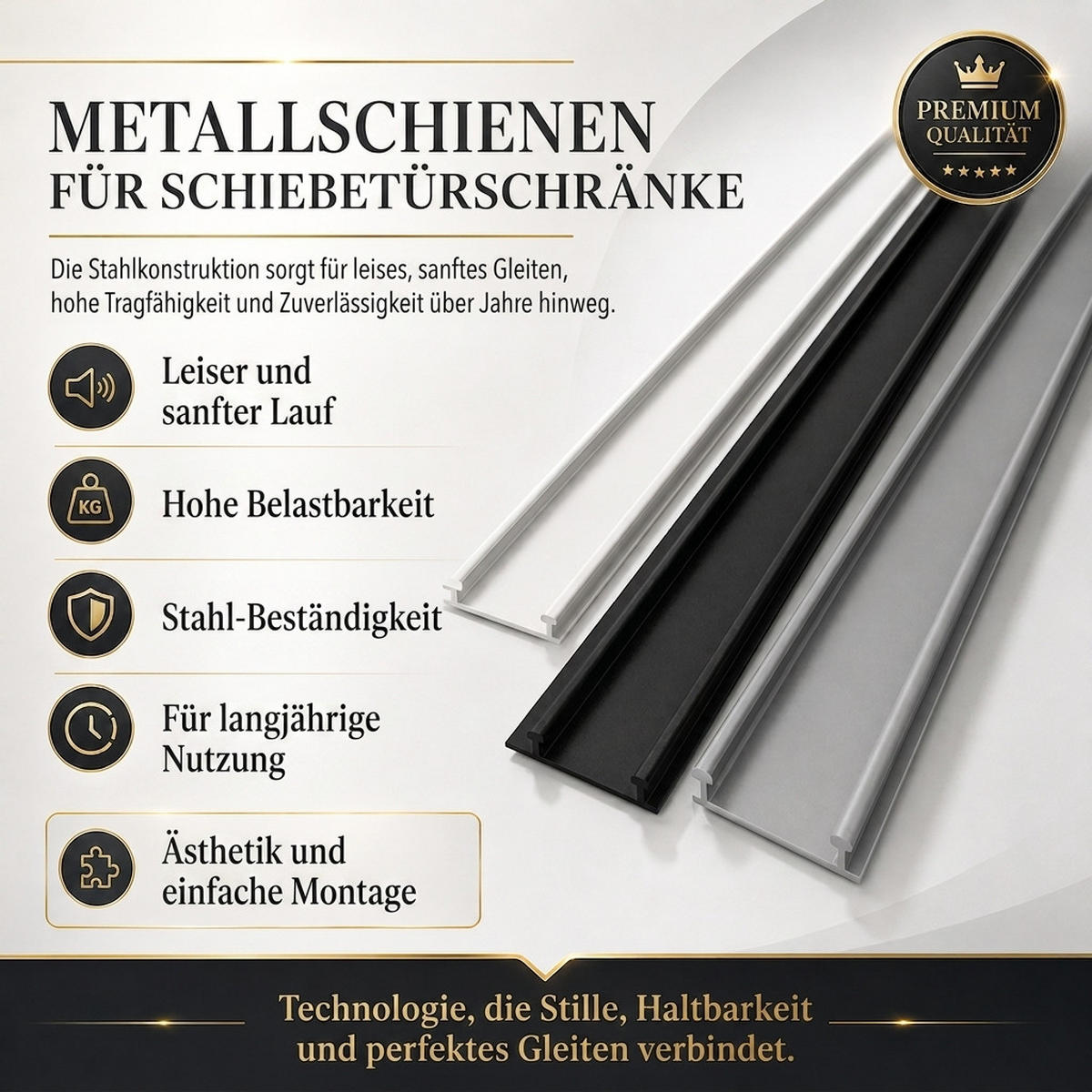 SCHWEBETÜRENSCHRANK BELANO 200 cm. Innenausstattung: Comfort plus - Weiß, Holzwerkstoff (200/215/59.5cm) - A&J MöbelLand