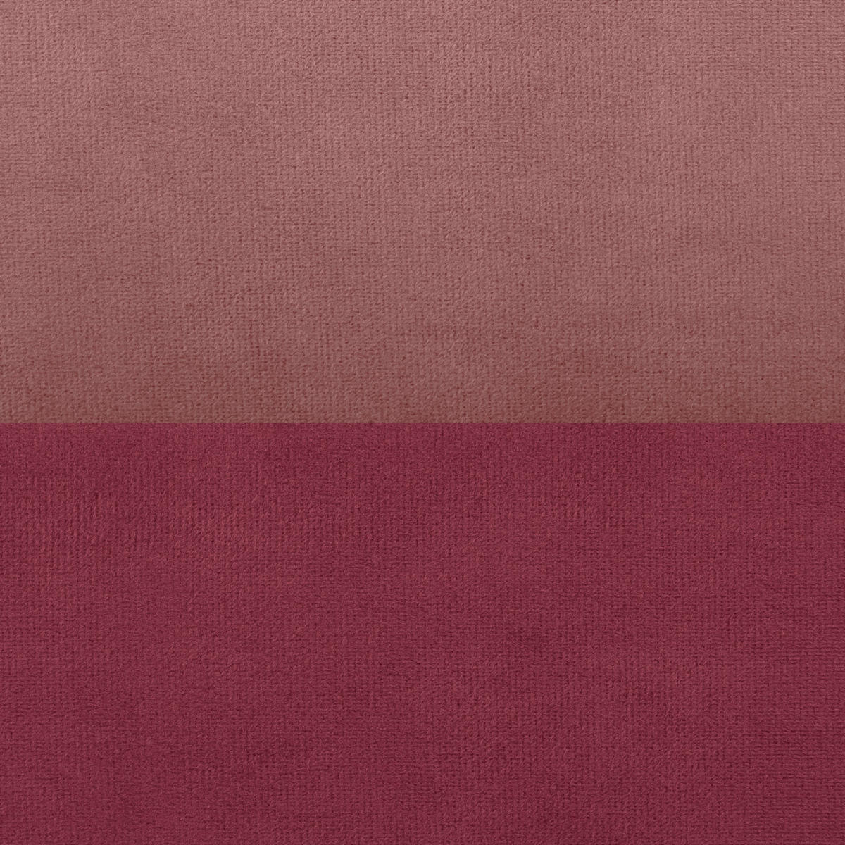 POUF Louise aus himbeerrosa Samt und goldfarbenem Metall - Pink, Holzwerkstoff/Textil (35/44/35cm) - Sicaan