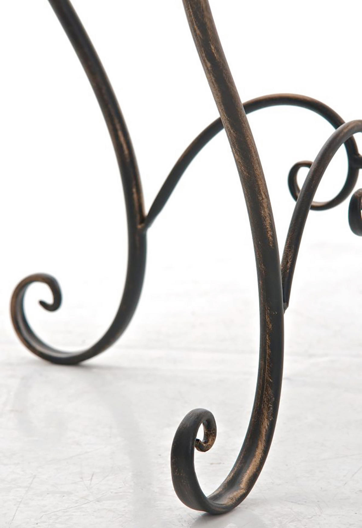 GARTENTISCH Indi bronze - Dunkelbraun, Metall (72/70/70cm) - TPFGarden