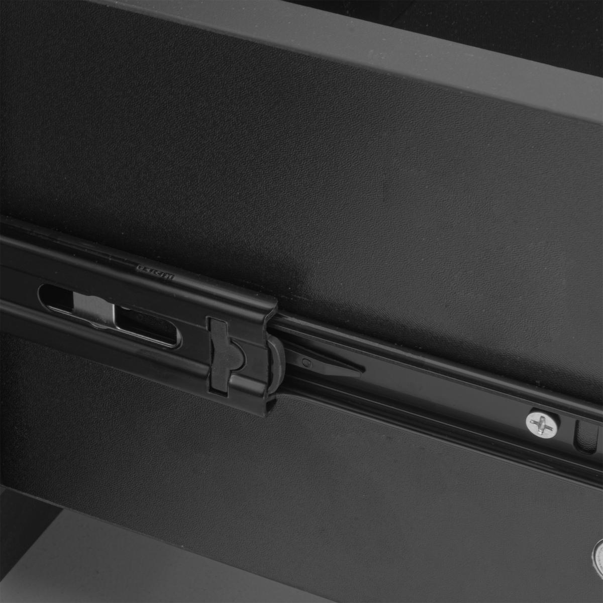 COUCHTISCH DE-113 Slide Schwarz - Schwarz, Holzwerkstoff (50/100/24cm) - ComfortXL