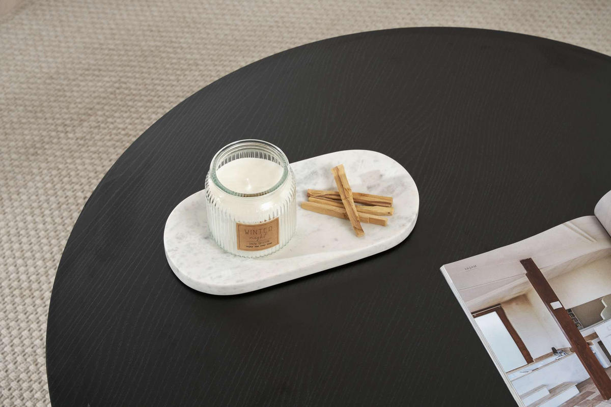 COUCHTISCH soleil Schwarz - Schwarz, Holz (90/90/40cm) - Habitat Garten