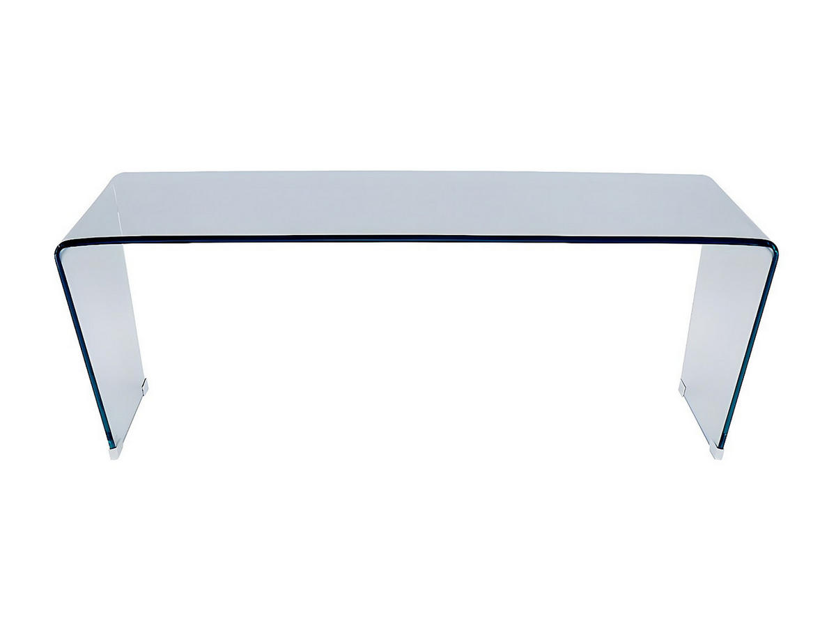 COUCHTISCH - Sicherheitsglas - SUZANA - Transparent, Glas (120/60/40cm) - Vente-Unique