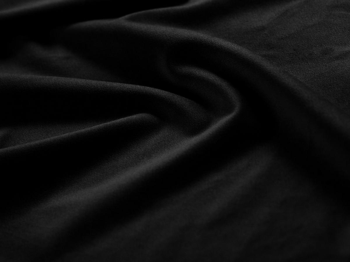 BETT mit Bettkasten und Kopfteil Bellis aus Samt schwarz 200x200cm - Schwarz, Textil (200/200cm) - Micadoni
