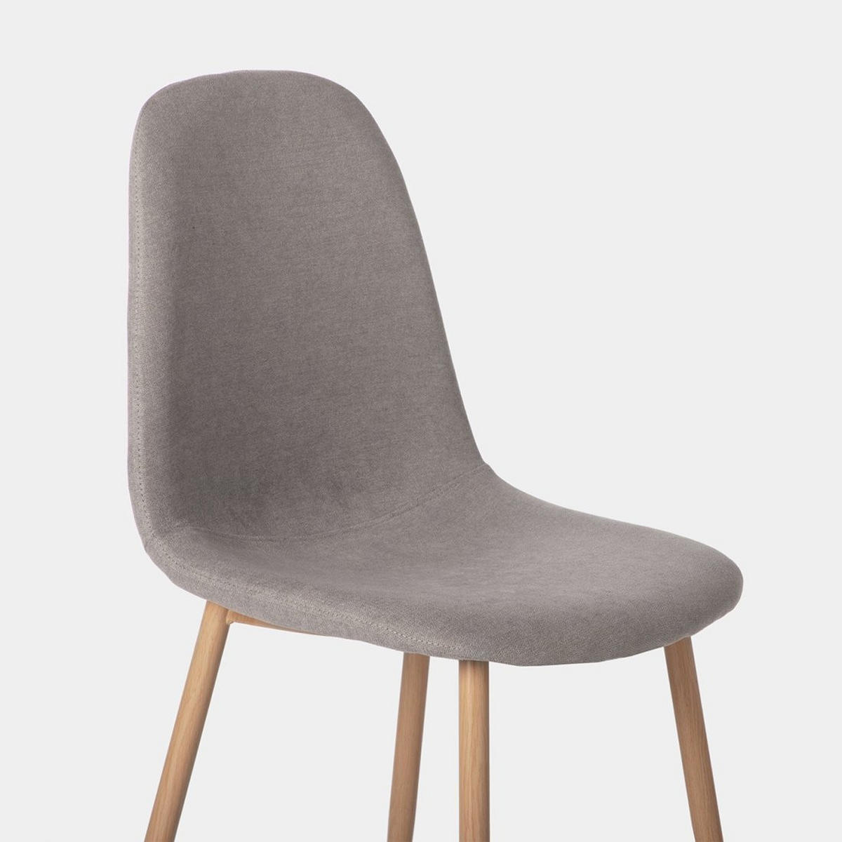 ESSZIMMERSTUHL Ellis Grau 45 cm x 86 cm - Grau, Textil (45/86/52cm)