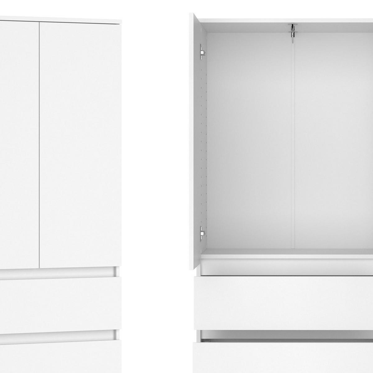 ŠATNÍ SKŘÍŇ Claus Bílá - bílá, kompozitní dřevo (74/191.5/40cm) - Vicco