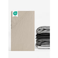 SPANNBETTLAKEN 90x55 cm Jersey natur | Spannbetttuch für Laufgitter & Babymatratzen - Naturfarben, Textil (55/90cm) - Sämann – make a difference.