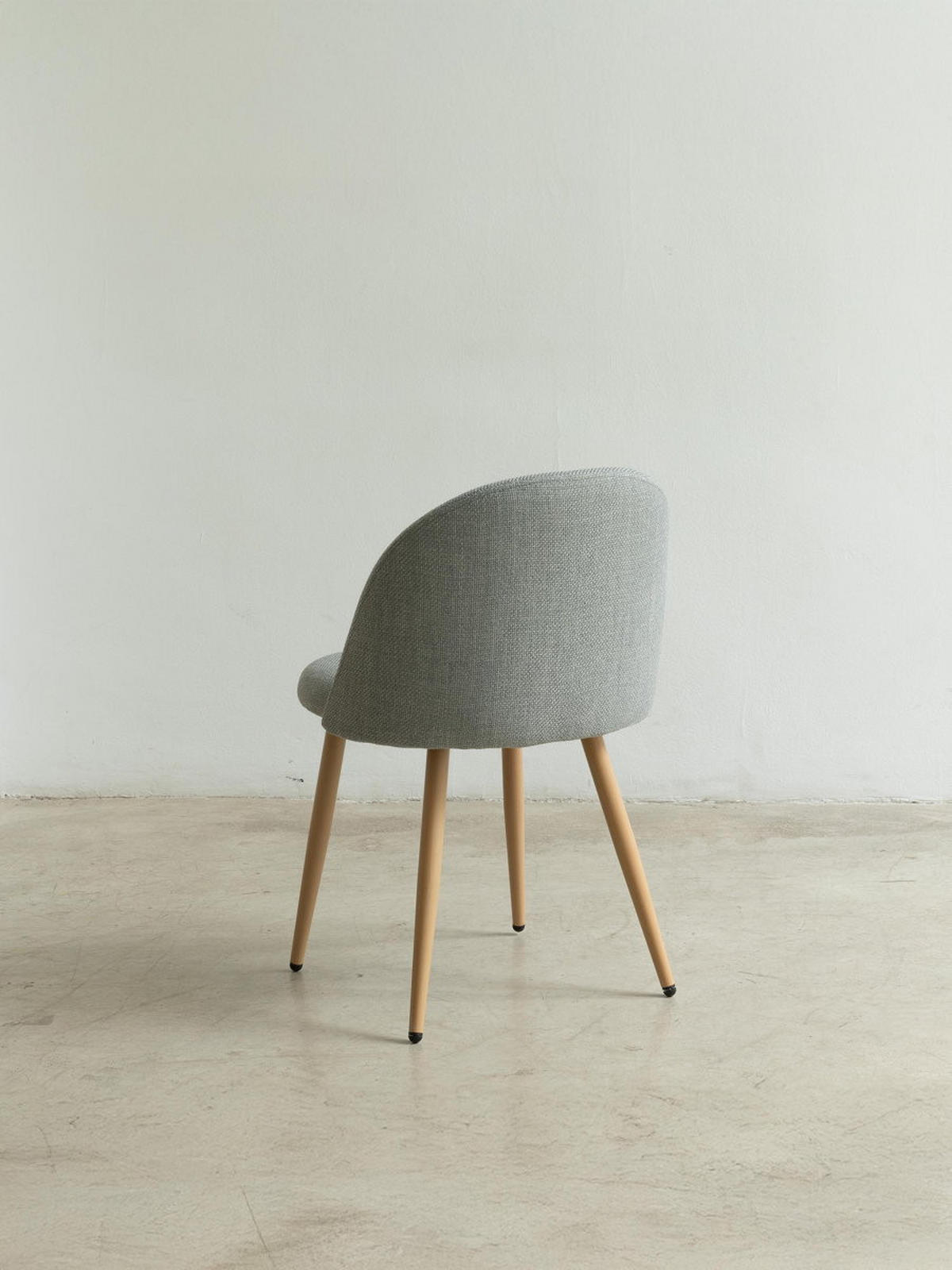 STUHL Brila Grau 51 cm x 77 cm - Grau, Textil (51/77/54cm) - Kenay Home