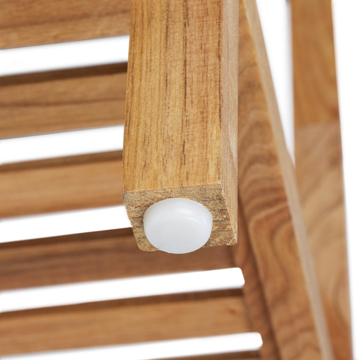 BADREGAL - Hellbraun, Holz (36/145/36cm) - Relaxdays