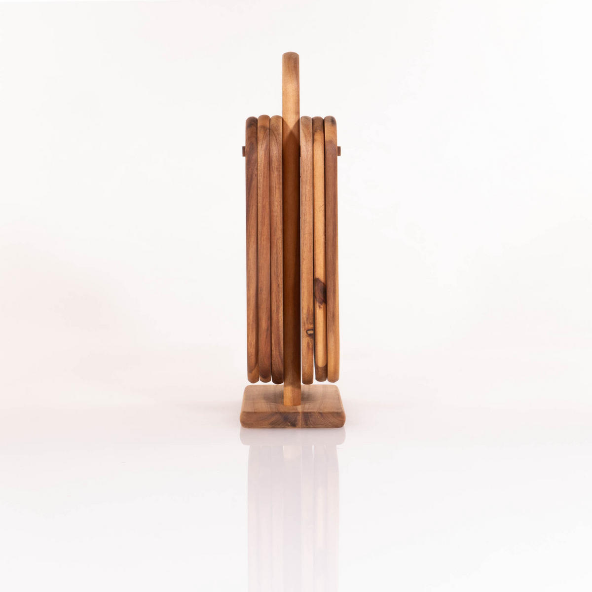 SCHNEIDEBRETTER mit Ständer 15/9/32 cm - Braun, Holz (9/15cm) - Kesper