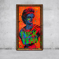 GEMÄLDE Griechischer Vibe Schattenfugenrahmen Gold 140x70 cm - Goldfarben, Holz (140/70cm) - YS-art gallery