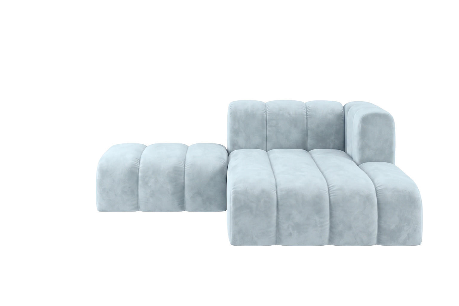Kaiser Möbel Chaiselongue Hellblau 204x179 cm