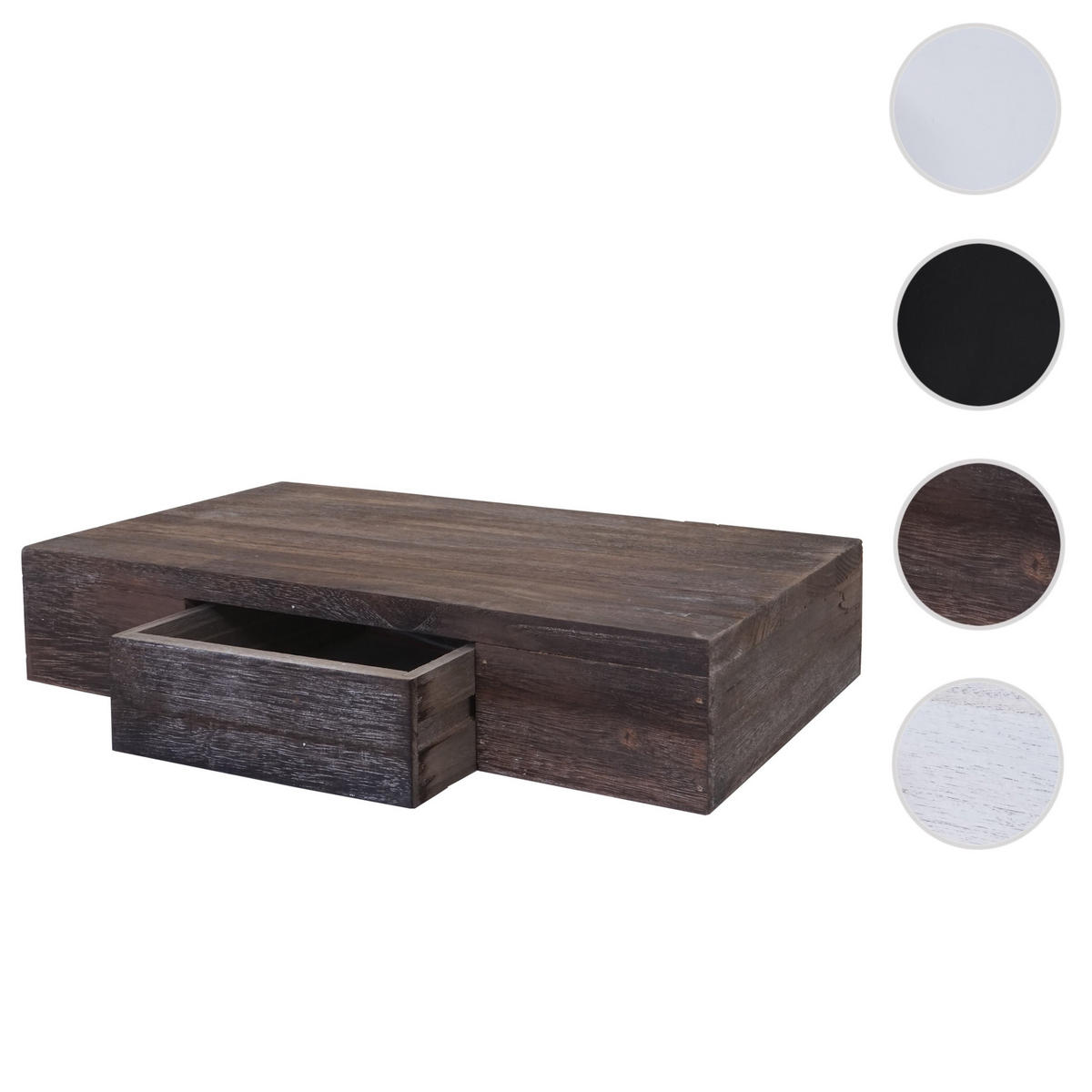 WANDREGAL Braun - Braun, Holz (40/8/25cm) - MCW