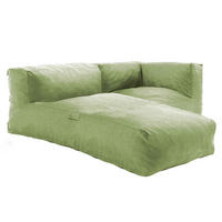 GARTENSOFA mit 2 Sitzplätzen, Kaktusgrün - Grün, Textil - Oviala