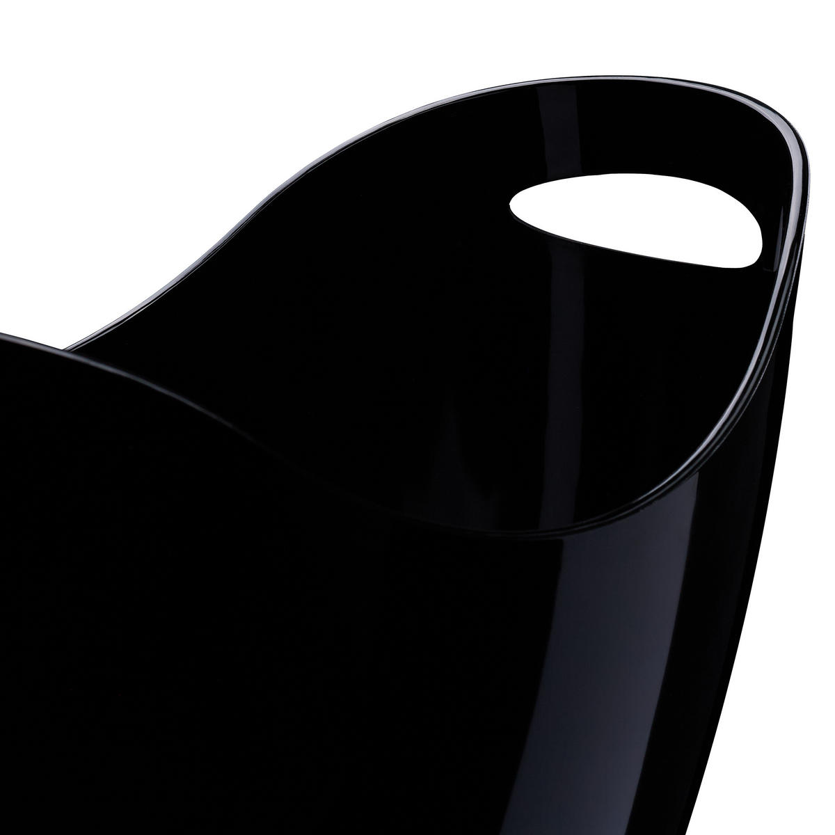 EISEIMER - Schwarz, Kunststoff (34.5/25.5cm) - Relaxdays