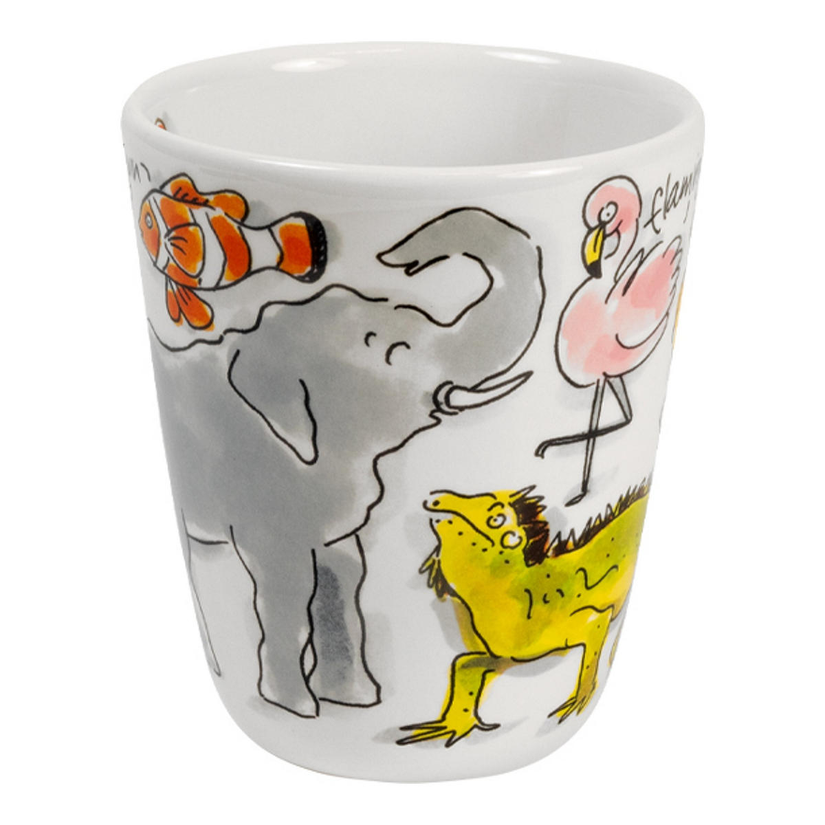 BECHER Antillenleguan in Bunt - 350 ml - Multicolor, Keramik (0.35L) - Blond Amsterdam