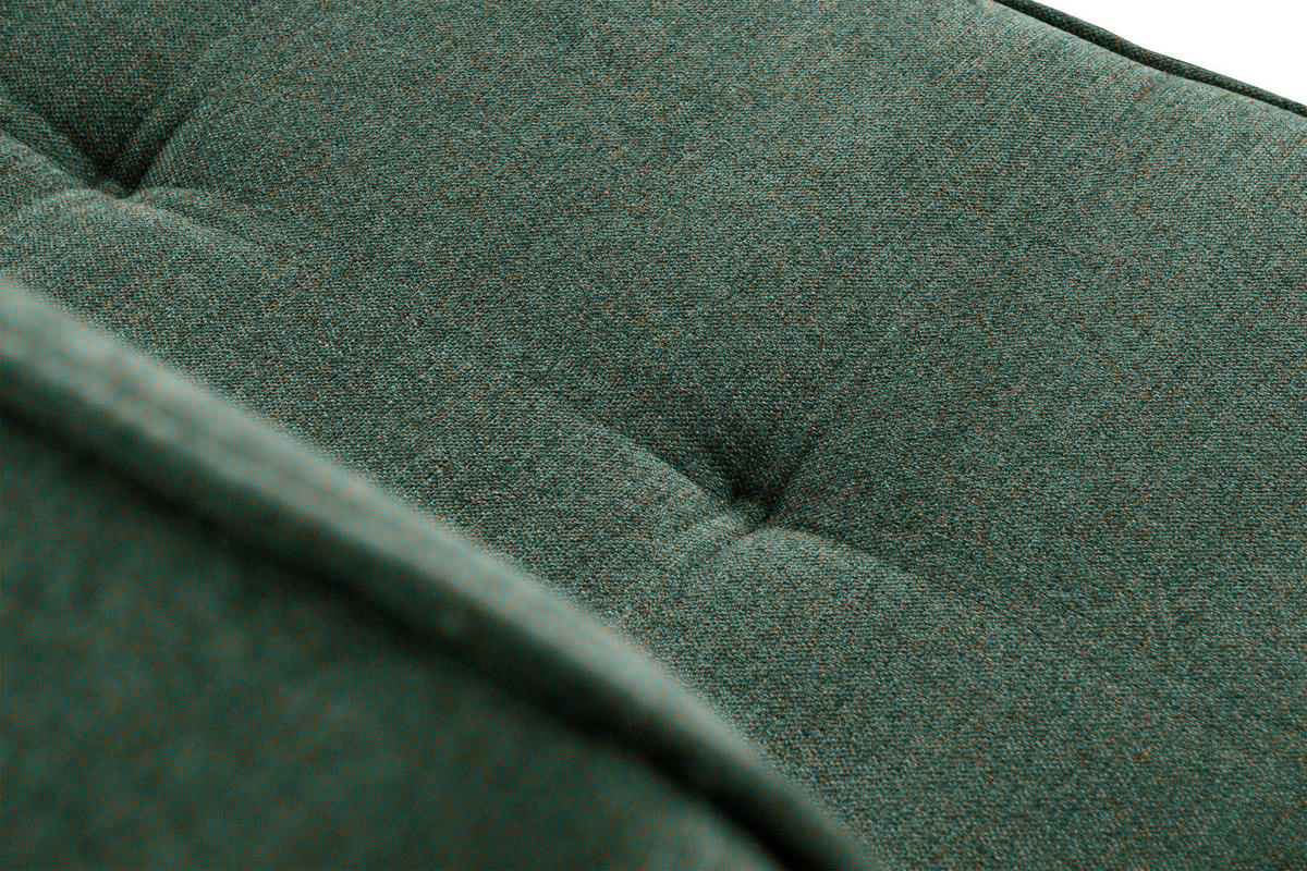 SCHLAFSOFA ORIO 3 Personen, Chenille-Stoff, marine/beige - Blau/Beige, Textil (219/90/90cm) - KONSIMO®