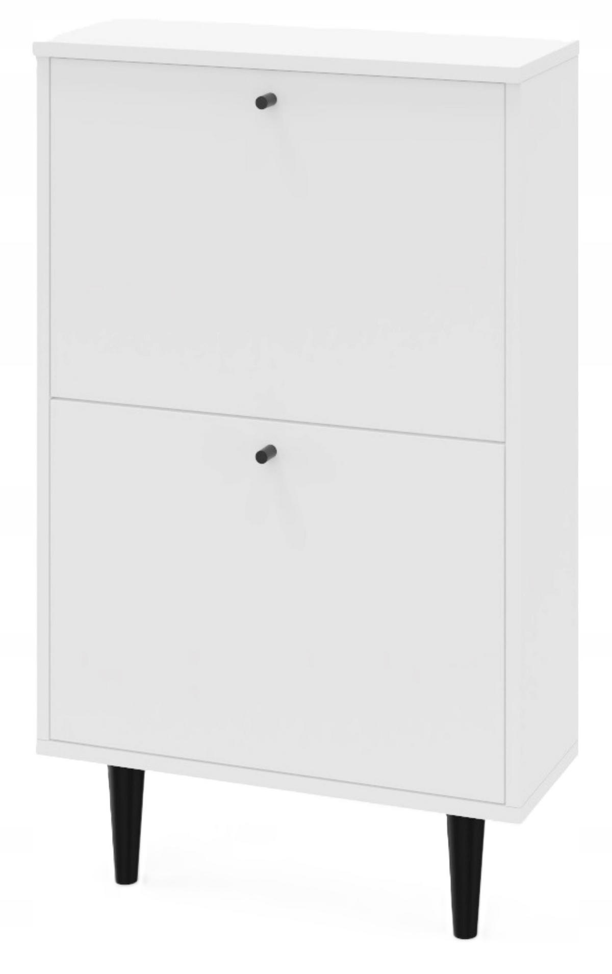 SCHUHSCHRANK Dotti 520 Weiß 55/21/92 cm Wandmontage - Weiß, Holzwerkstoff (55/92/21cm) - Matkam Möbel