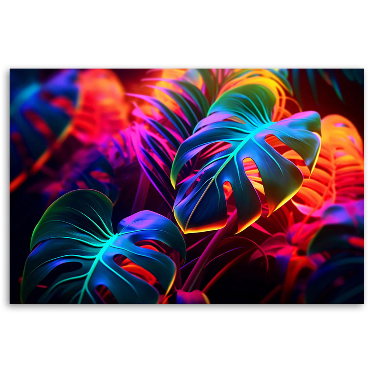 KUNSTDRUCK Bunt 120/80 cm - Multicolor, Textil (120/80cm) - KUNSTLOFT