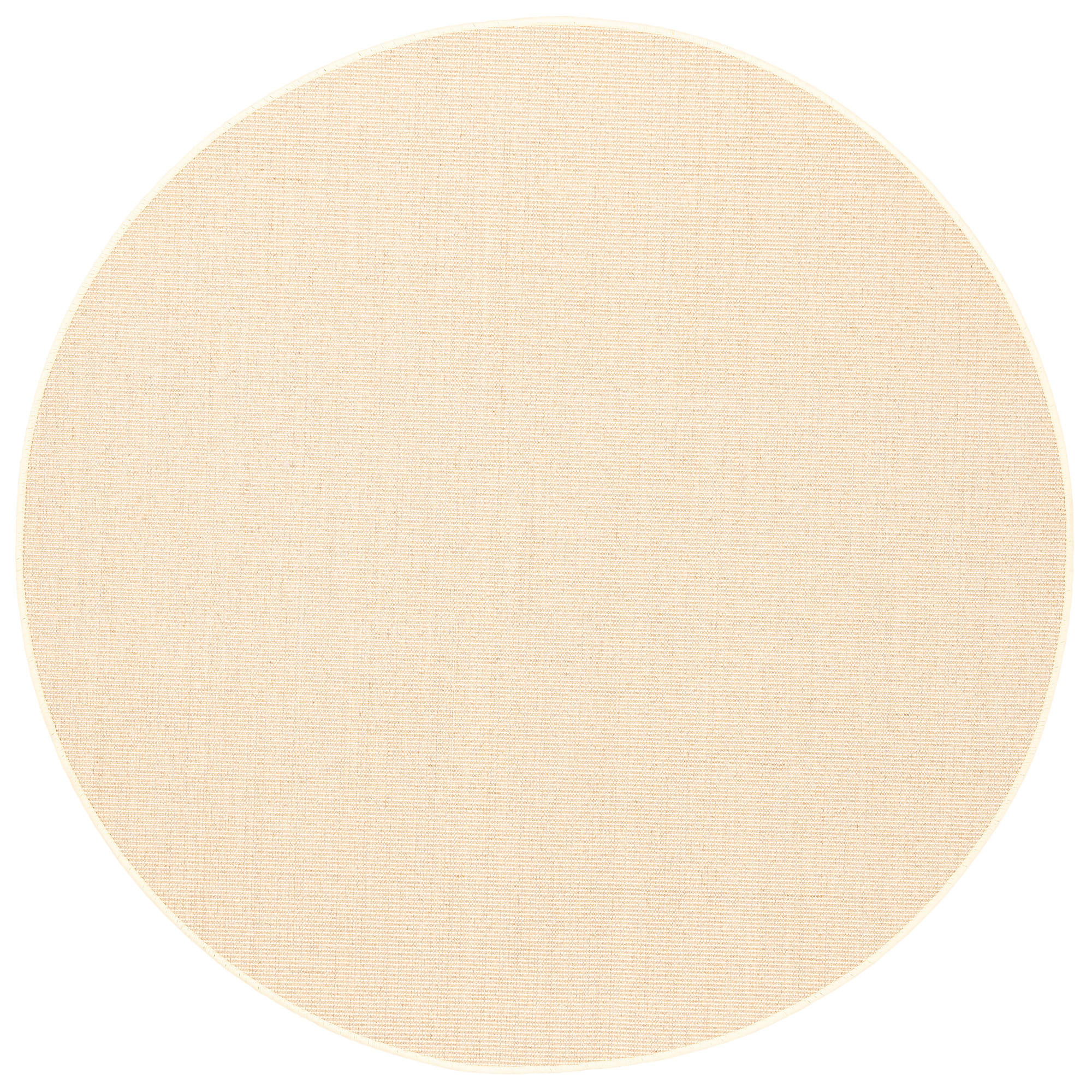 SISAL NATUR TEPPICH RUND - Ecru, Textil (160/160cm) - Snapstyle