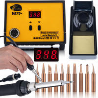 LÖTKOLBEN 937D+ Set, 60 W, 200-480 °C, Keramikheizung, ESD Safe, 10 Lötspitzen 900M - Multicolor, Kunststoff/Metall (10/10/10cm)
