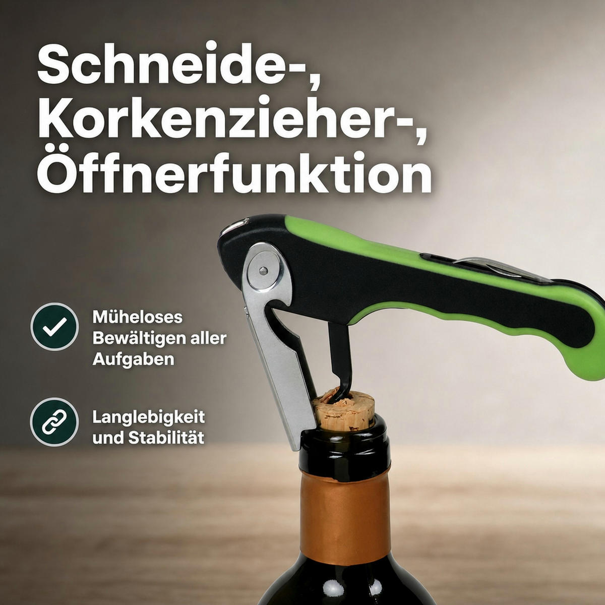 KELLNERMESSER - Multicolor, Metall (1.3cm) - ich-zapfe