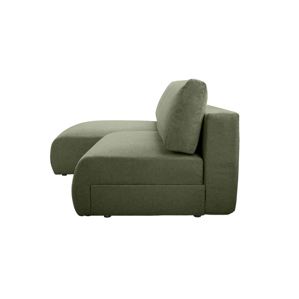 ECKSOFA Ripley mit Schlaffunktion, Olive - Olivgrün, Textil (223/150cm) - Fedve