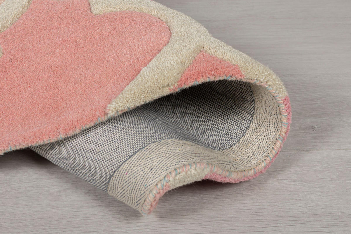 WOLLTEPPICH geometrisch Bunt-Stil DERWENT JOSIE, Multi 160x160 cm - Multicolor, Textil (160/160cm) - KADIMA DESIGN