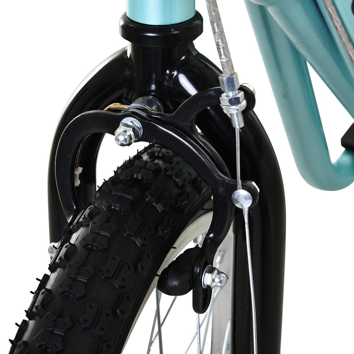 KINDERSCOOTER DE-16922 Große Gummireifen & Stahlrahmen Blau - Blau, Metall (139/58/96cm) - ComfortXL