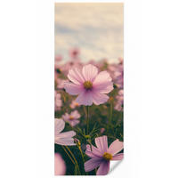 TAPETE - Blumen - Lila - Unscharf - 100x240 cm - Rosa, Papier (100/240cm) - OnlyWow