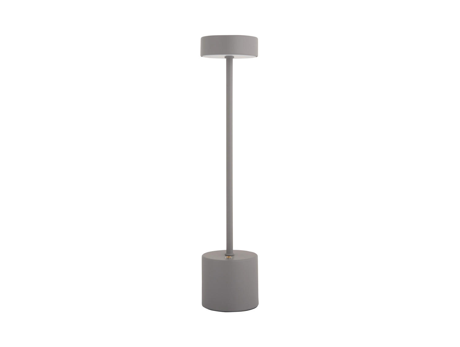 Leitmotiv Tischlampe Grau 8x37.5x8 cm