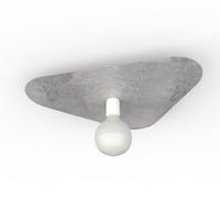 DECKENLEUCHTE - Silberfarben, Metall (42/50/7cm) - Lumicom