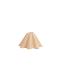 LAMPENSCHIRM Bezaha Braun Ø50/45 cm - Braun, Textil (50/50/45cm) - Light & Living
