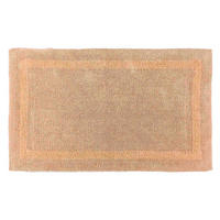BADEMATTE 70/120 cm, 100% Baumwolle, wendbar - Orange, Textil (70/120cm) - Homescapes