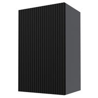 HÄNGESCHRANK Lamello W2/45 Schwarz Matt / Grau 45 / 32,5 / 72cm - Schwarz/Grau, Holz/Holzwerkstoff (45/72/32.5cm) - Feldmann-Wohnen