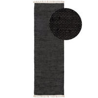 TEPPICH Tepp - Schwarz, Textil (80/1cm) - KUNSTLOFT