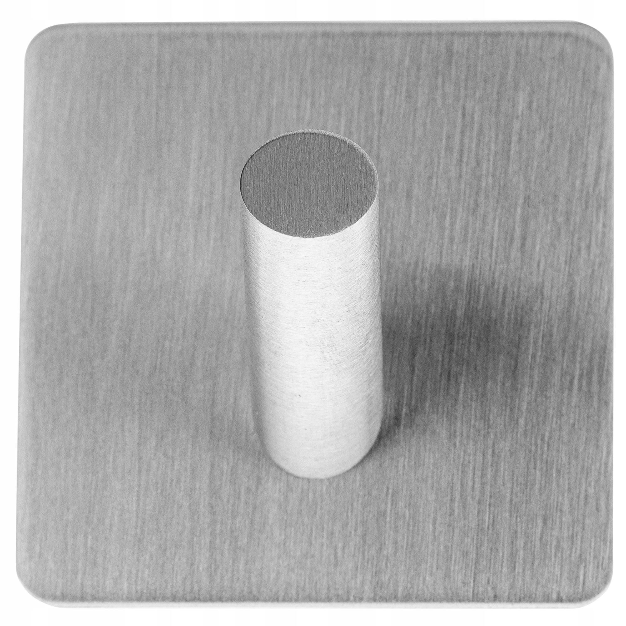 BADAUFHÄNGER quadratisch silber - Silberfarben, Metall (5/5cm) - KADAX