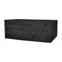 PFLANZKASTEN The Rock 20x64x20 cm, Steinoptik Anthrazit, Fiberstone - Anthrazit, Kunststoff (83/73/33cm) - dasmöbelwerk