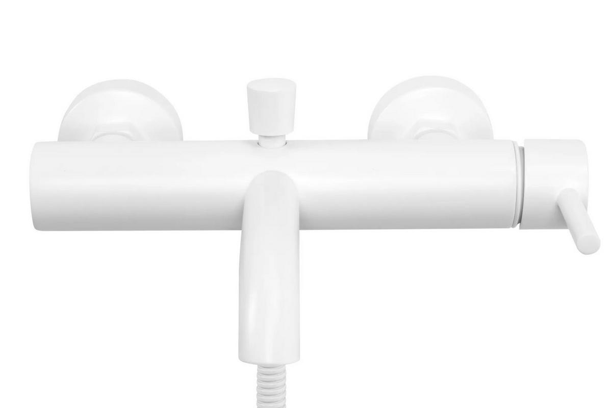 WANNENARMATUR Rea Lungo White Matt - Weiß, Metall (25/4.5/19cm) - REA