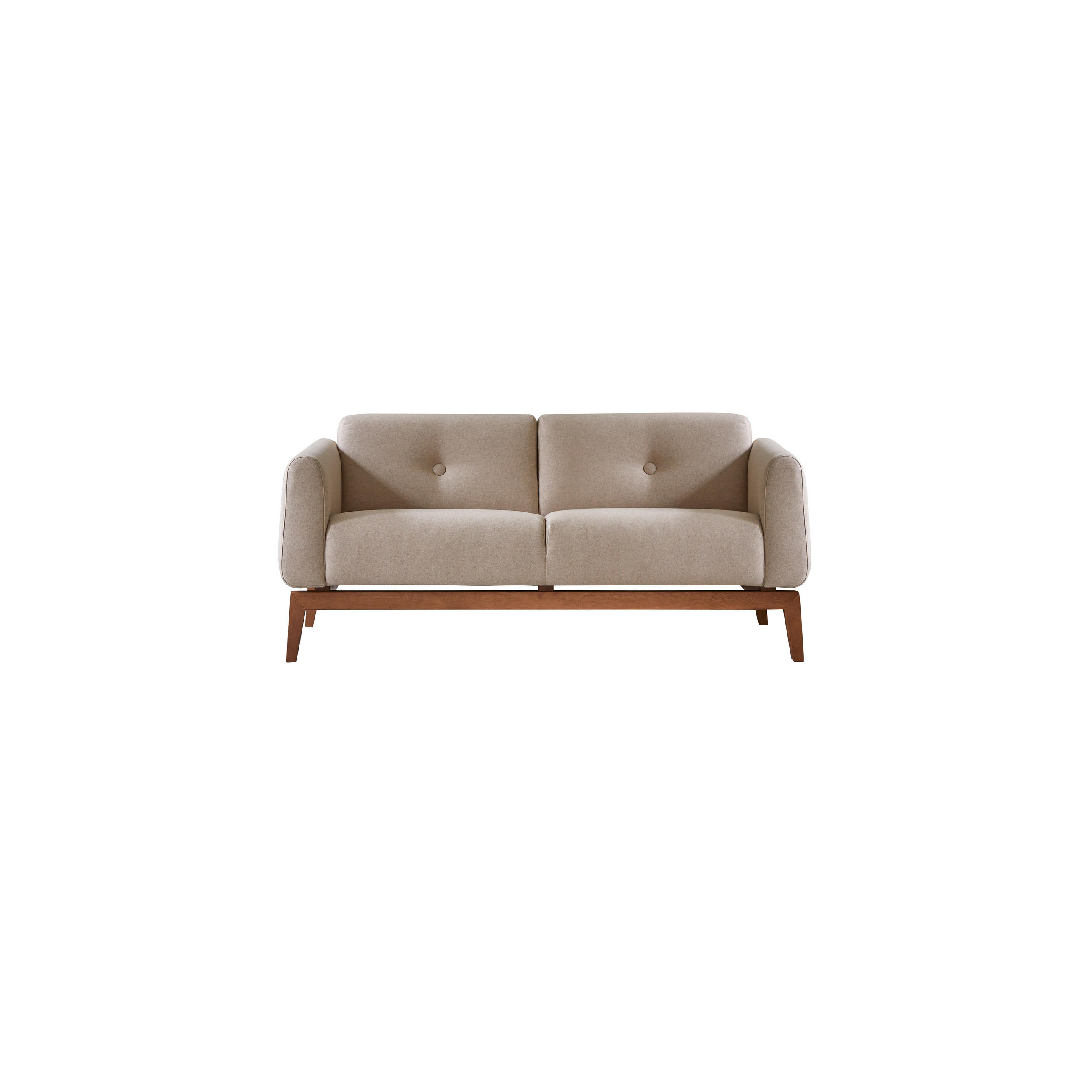 Tikamoon Sofa Beige 155x69x82 cm