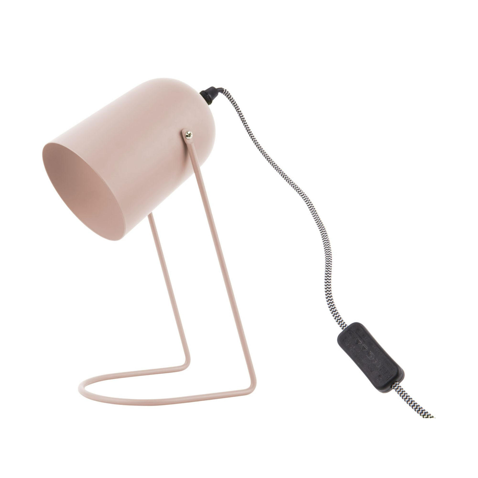 TISCHLAMPE Enchant Rosa 30/18/18 cm - Pink, Metall (30/18/18cm) - Leitmotiv