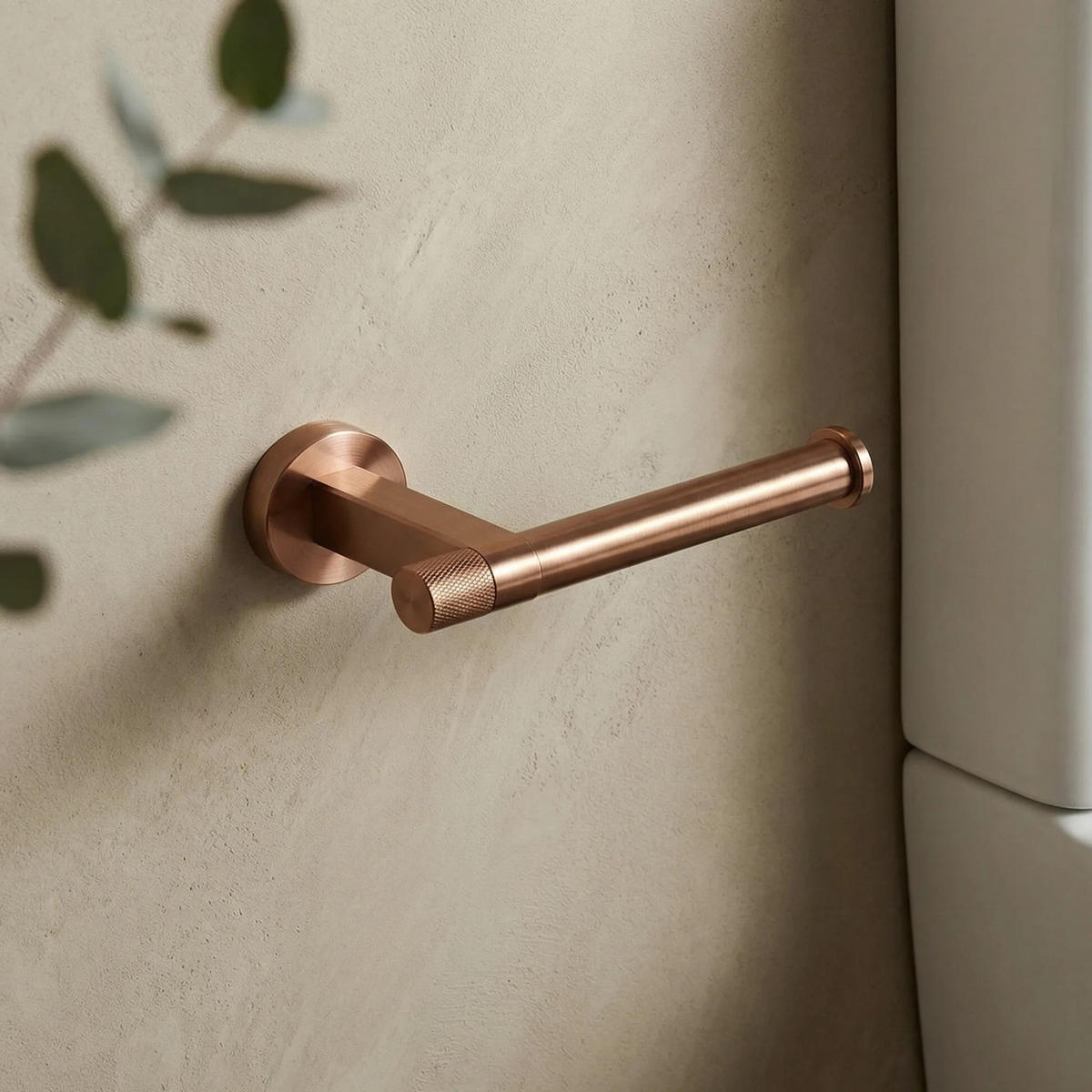 HALTER Für Toilettenpapier Rea 39105 Ori Brush Copper - Kupferfarben, Metall (17/4/8cm) - REA